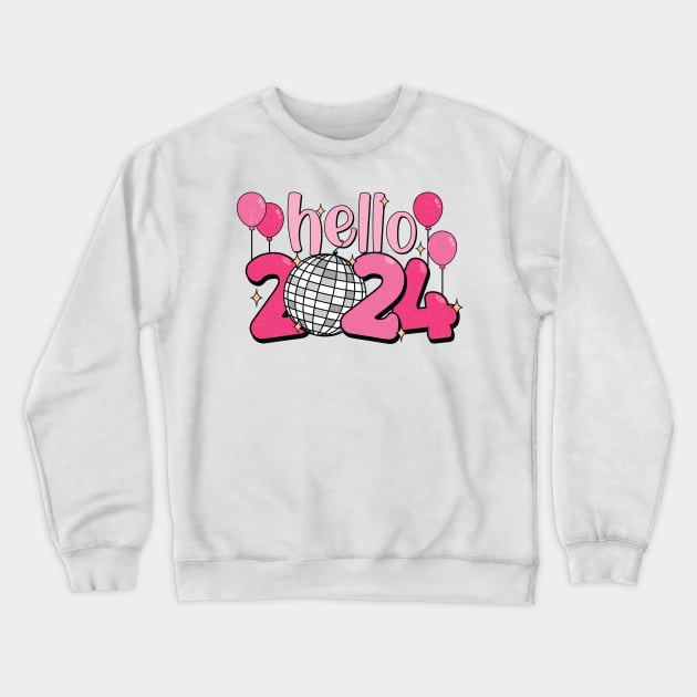 Hello 2024 Crewneck Sweatshirt by MZeeDesigns